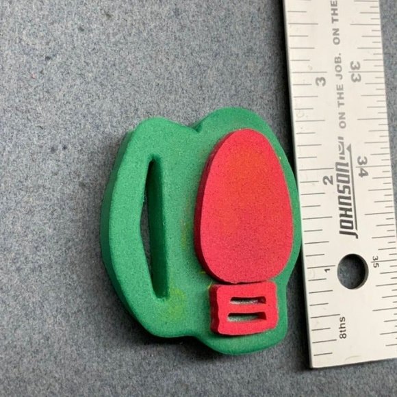 Christmas Foam Craft Stamp Light Bulb - Picture 2 of 2